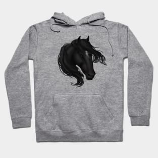 Horse Head - Black Star Hoodie